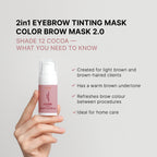Elan 2in1 Color Brow Mask 12 COCOA
