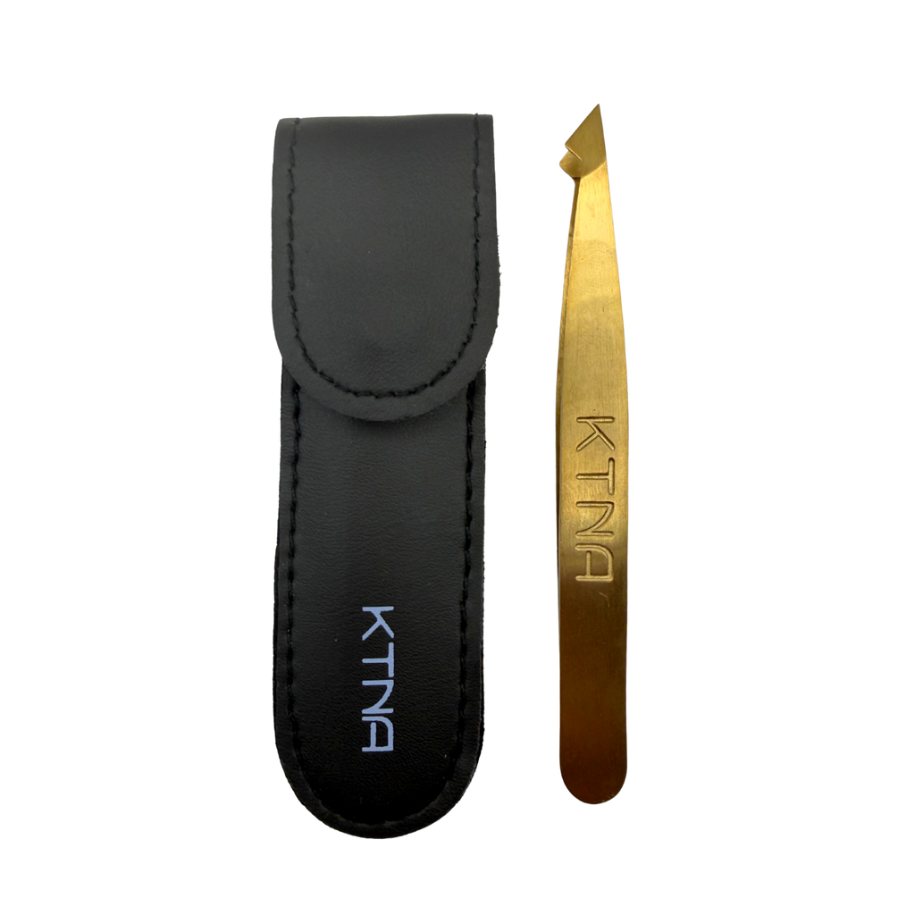 KTNA Slant Tweezer Gold