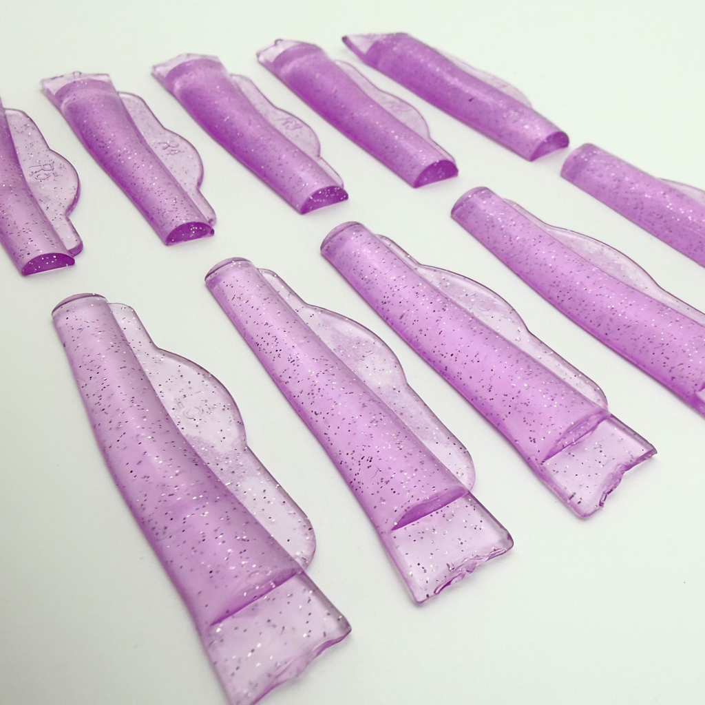 Purple U-Curl detail