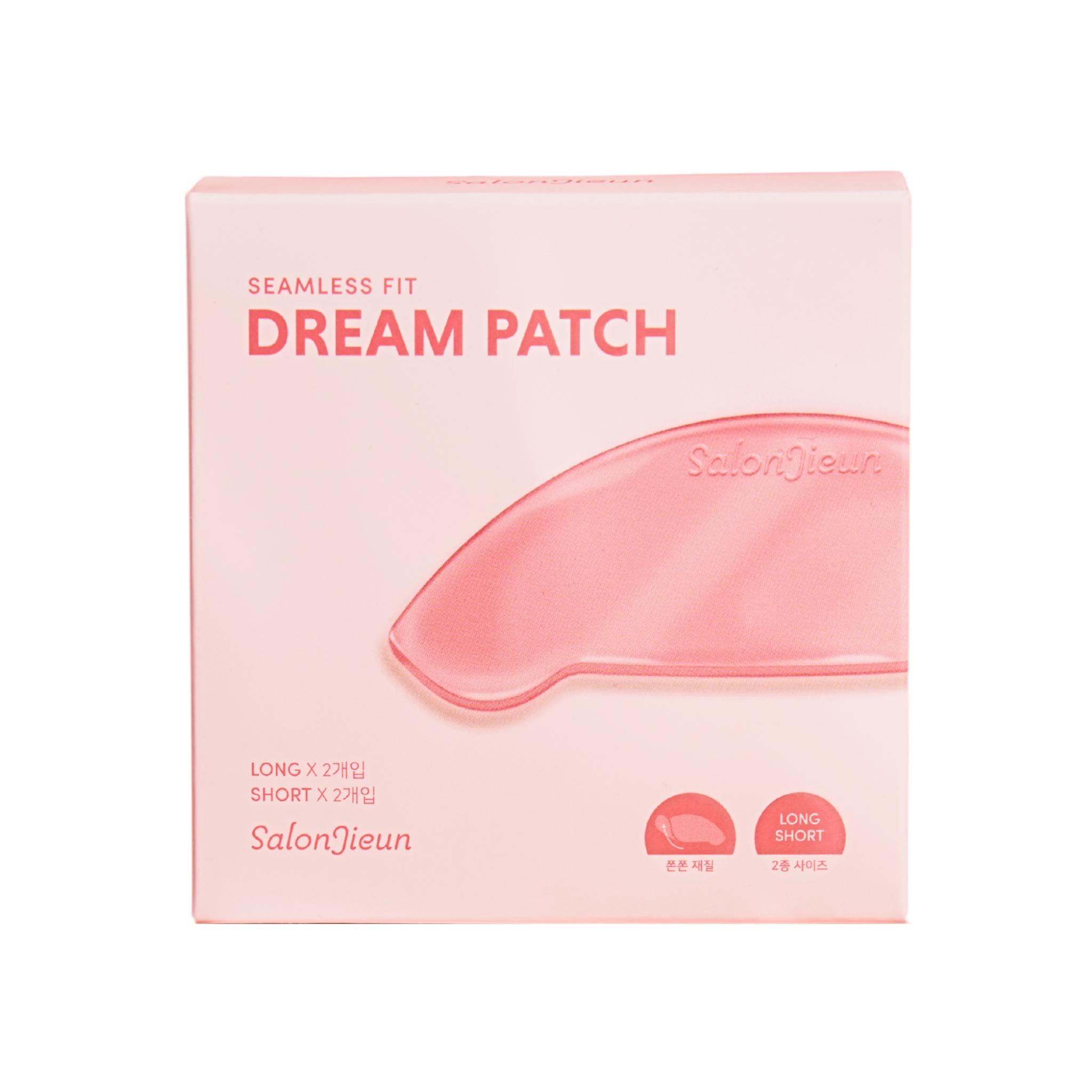 Salon Jieun Dream Patch – Produktverpackung mit Long und Short Eye Patches für Lash Lifting 