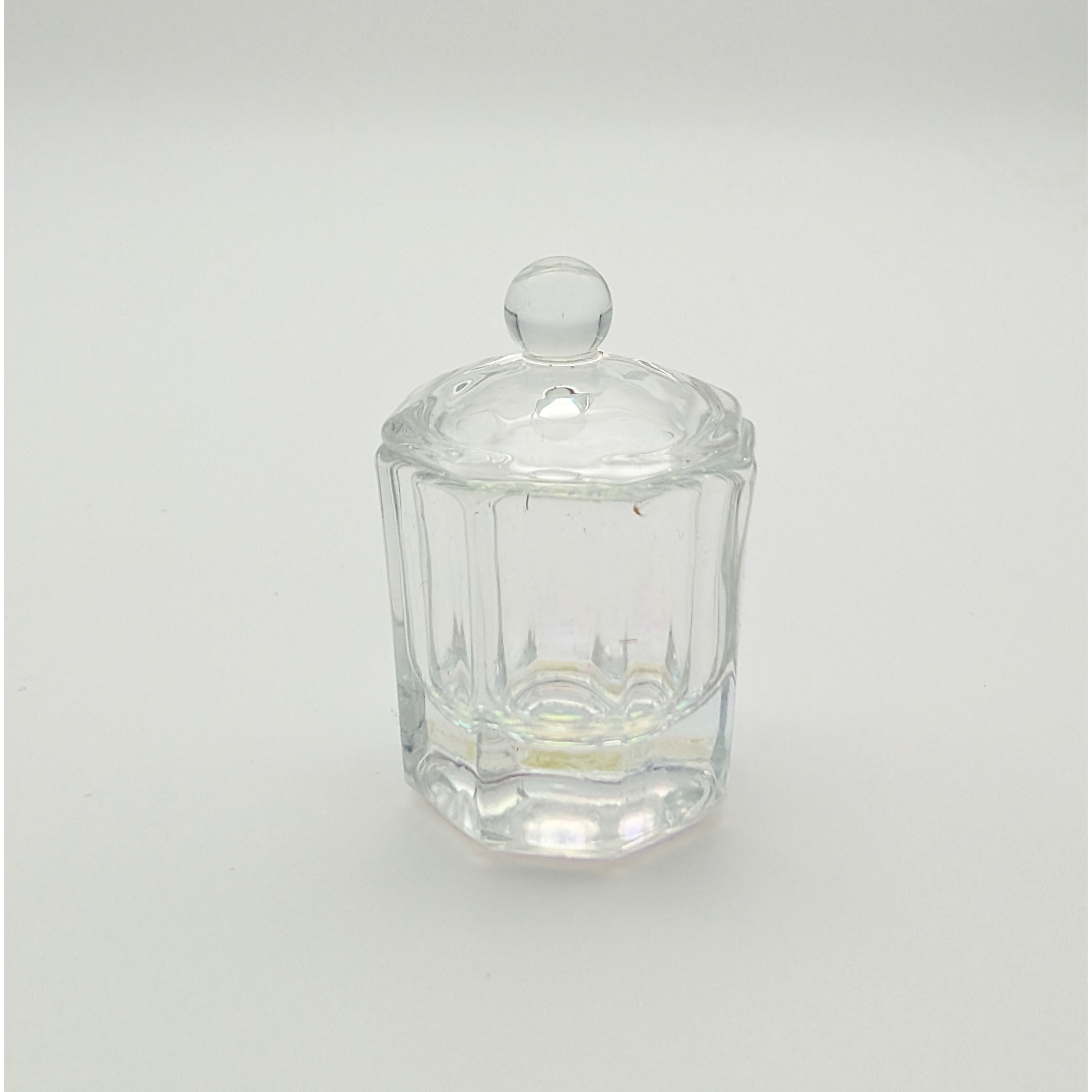 Dappen Glas mit Deckel