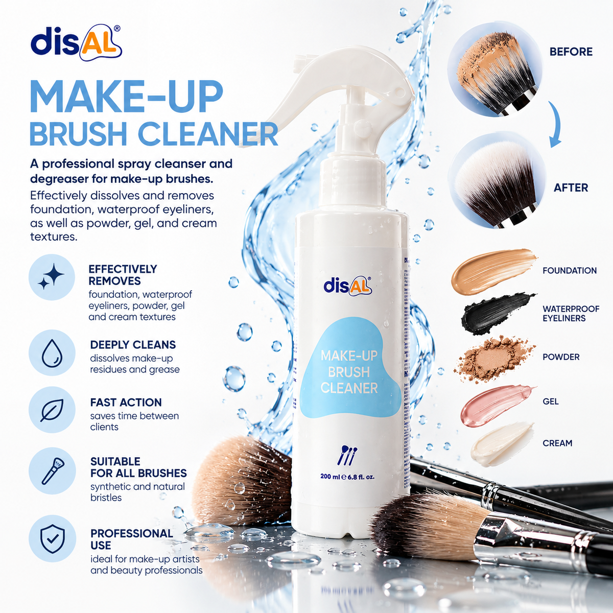 disAL Make-up Brush Cleaner