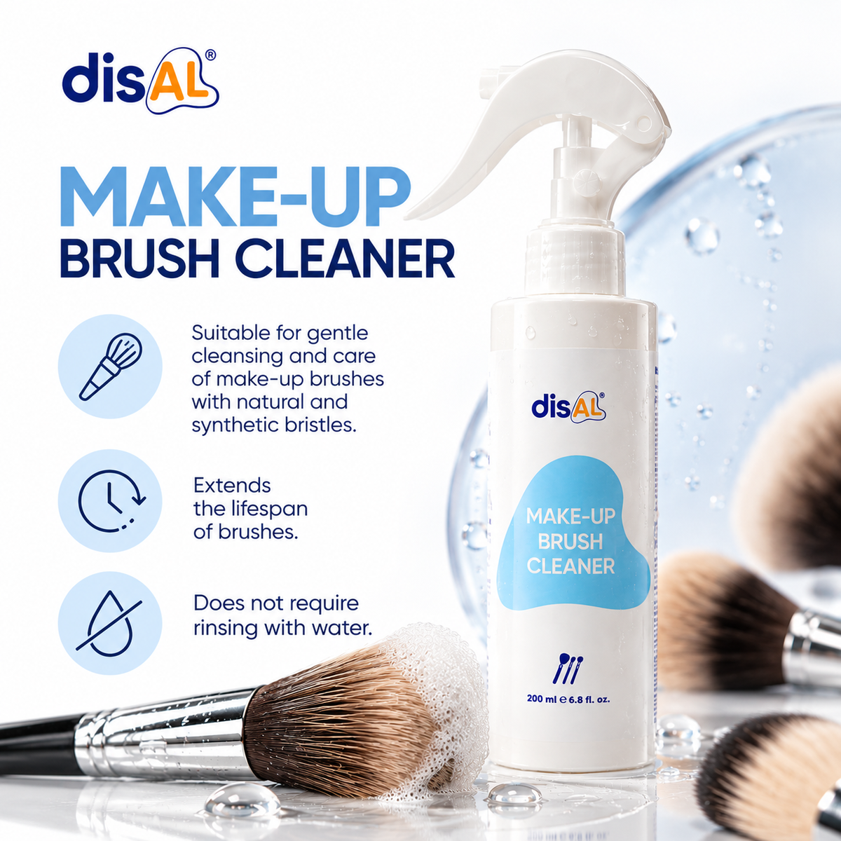 disAL Make-up Brush Cleaner