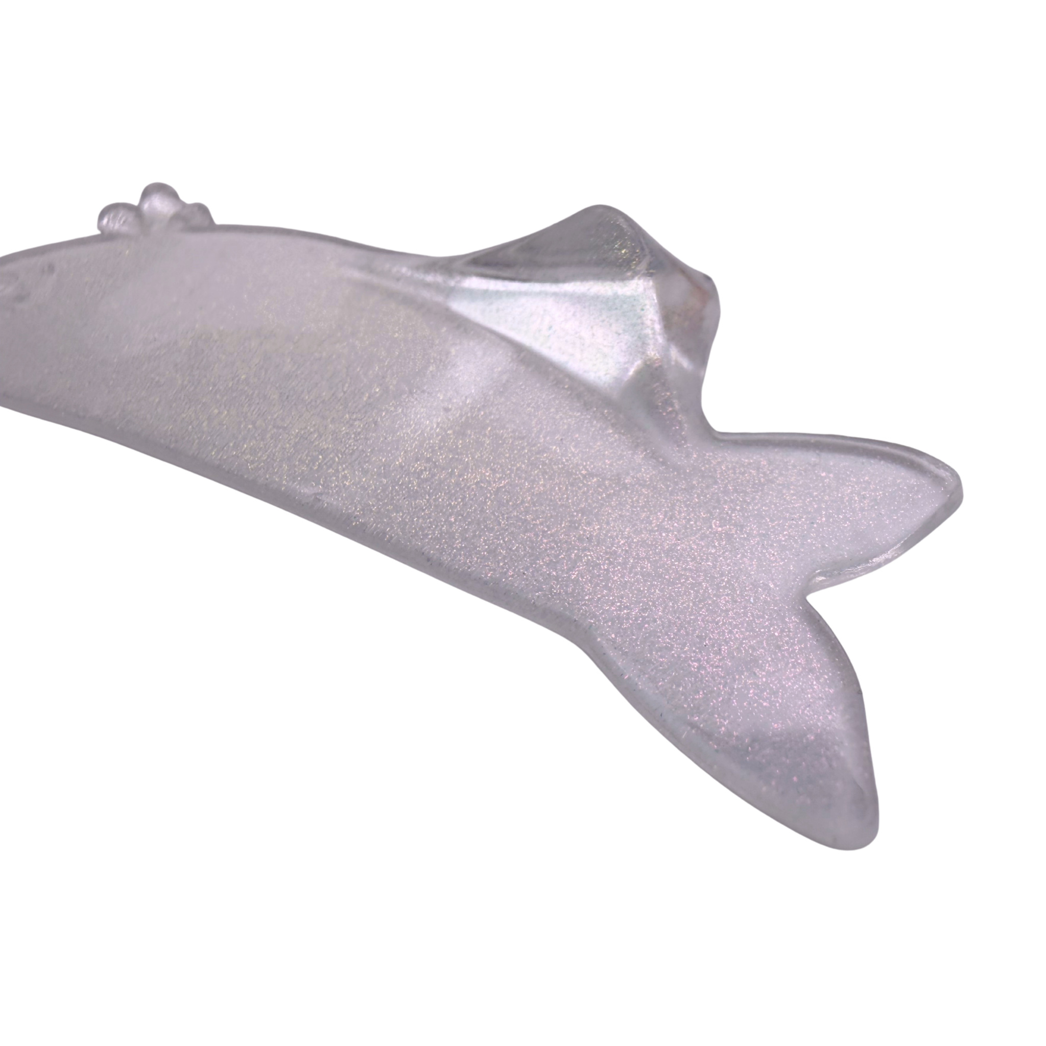 dolphin transparent pink schimmer silikonpads