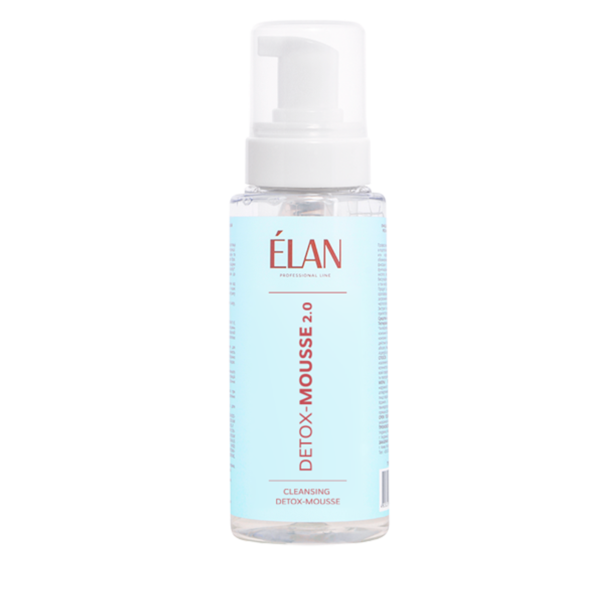 Elan cleansing detox-mousse für die Reinigung von Wimpern, Augenbrauen und Haut