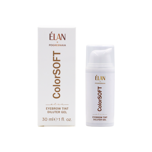 elan color soft eyebrow tint diluter gel