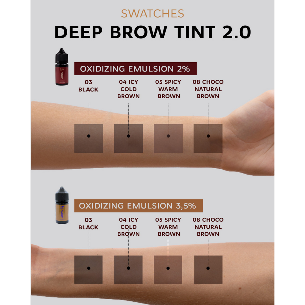 elan deep brow tint 2.0 swatches