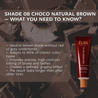 elan deep brow tint choco details