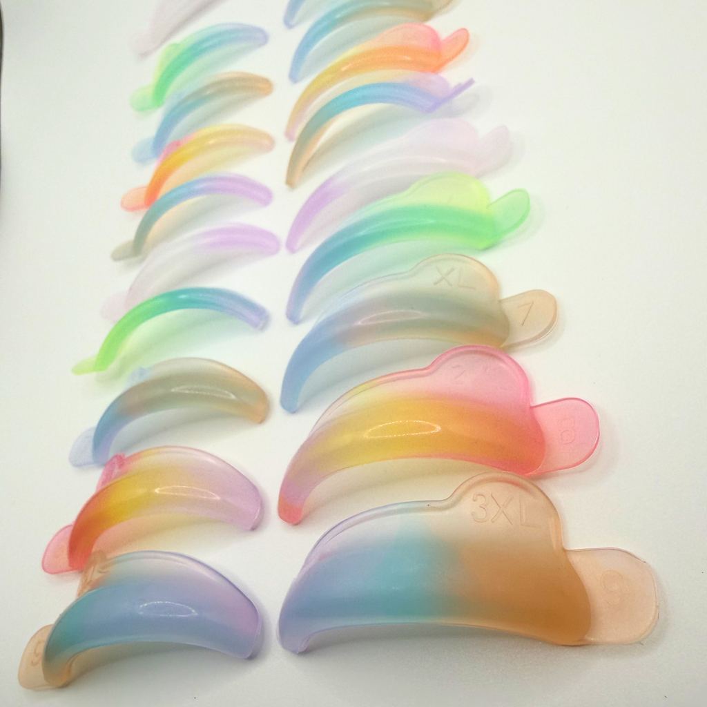 ktna rainbow downdrop c curl pads