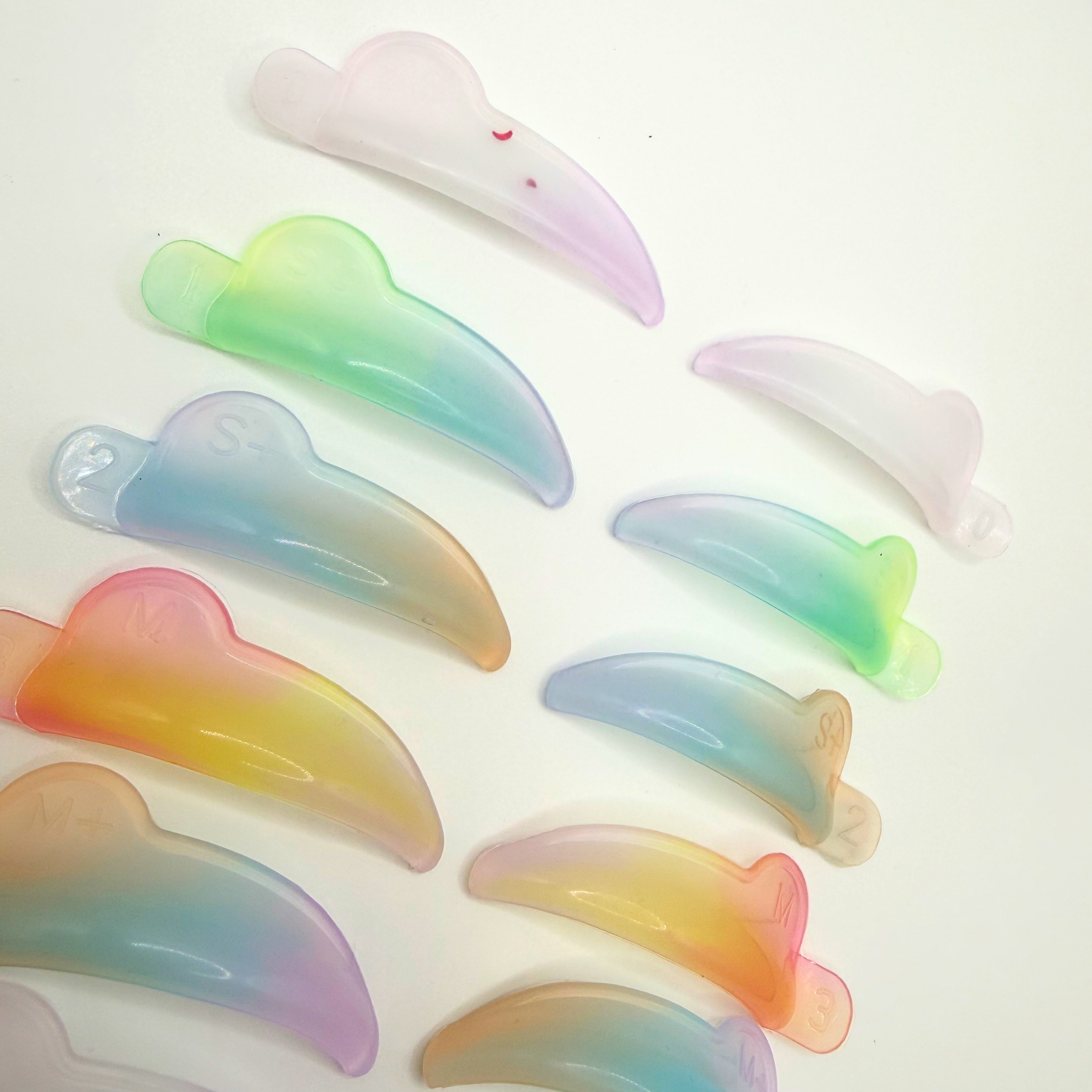 ktna rainbow downdrop c curl pads