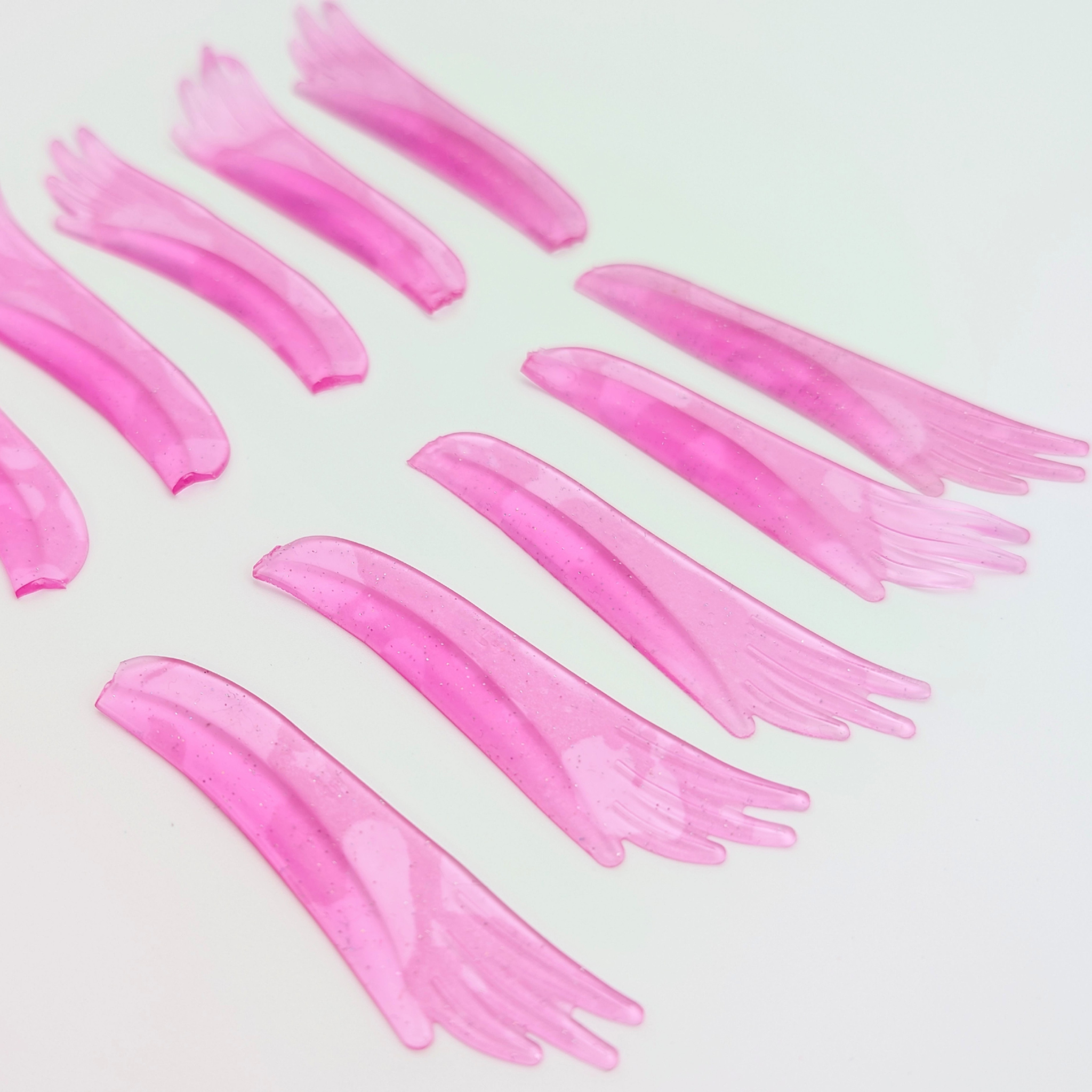 pink flat-round lifting pads set detail