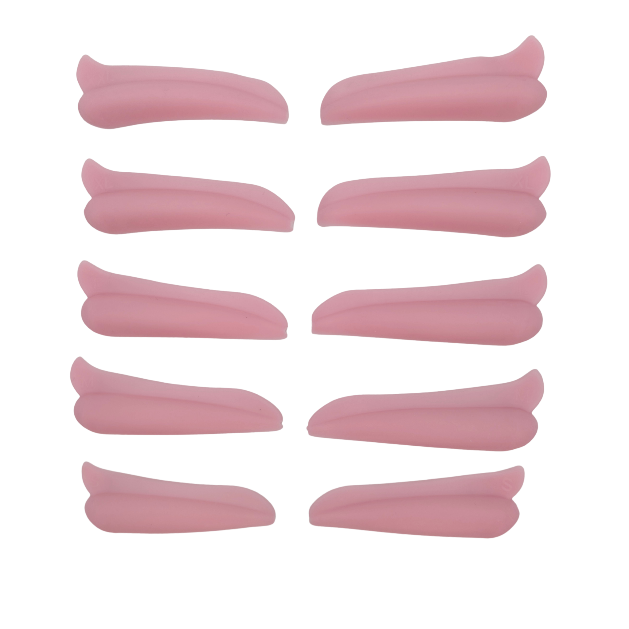 silicone collection - pink round lifting pads set