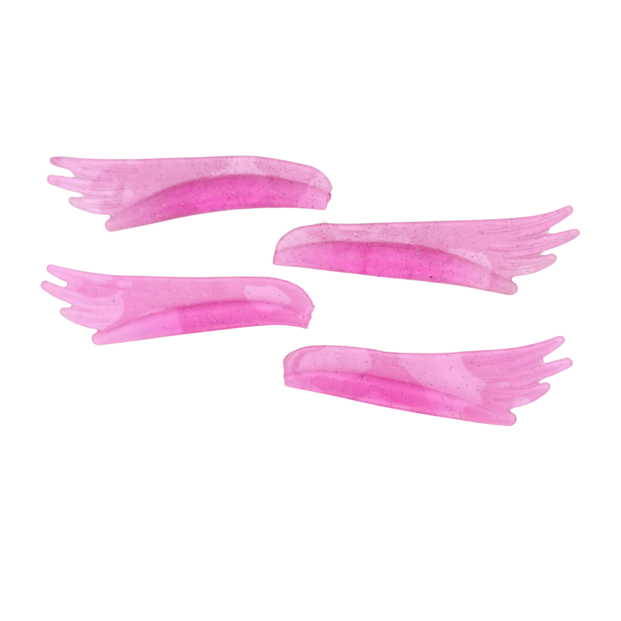 silicone collection flat round lifting pads pink glitzer