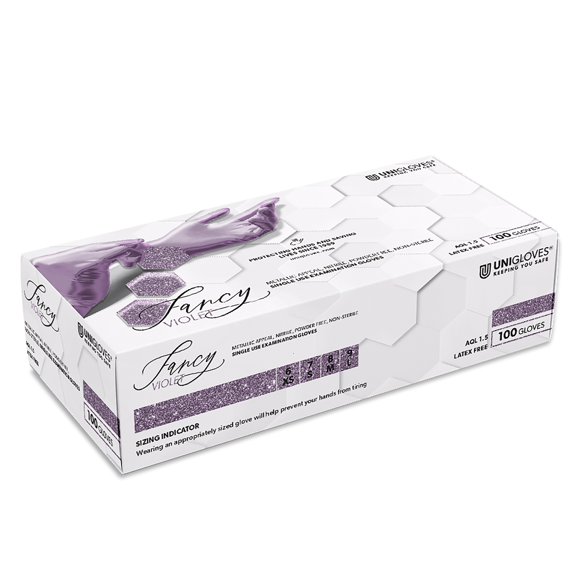 Einmalhandschuhe Fancy Violet